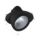 Spectrum LED SAL SILENA 2 840 27W 230V 50DEG BLACK WITH EMERGENCY MODULE - Ideal lighting for any space