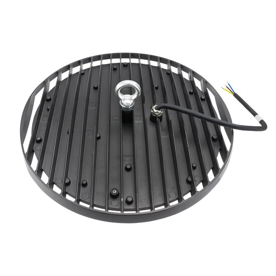 Spectrum LED PLATEO SUN 4 HIGH BAY 205W NW 230V 70DEG IP65 IK06 303X90MM BLACK - Idéal pour l'éclairage industriel