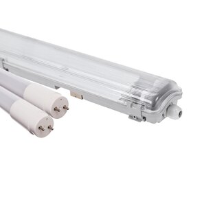 PAKIET 12szt LIMEA LED TUBE SLIM HERMETYK G13 2x120 250V IP65 + 25szt LED TUBE