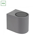 Spectrum LED PARETE GU10 X1 UNIDIRECTIONAL SCONCE 250V IP54 80 X 73 X 95MM GRAY - Perfekte Wandbeleuchtung für jeden Raum
