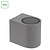 Spectrum LED PARETE GU10 X1 UNIDIRECTIONAL SCONCE 250V IP54 80 X 73 X 95MM GRAY