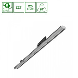 OPTIBAR CCT 12-42W 3CCT 230V 90DEG IP20 Ra90 1200x60x90mm BLACK