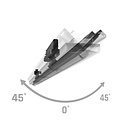 Spectrum LED OPTIBAR CCT 12-42W 3CCT 230V 90DEG IP20 Ra90 1200x60x90mm BLACK - Perfect lighting for any space