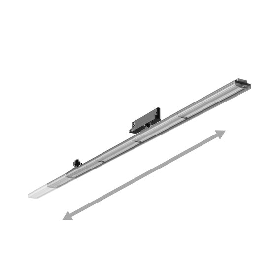 Spectrum LED OPTIBAR CCT 12-42W 3CCT 230V 90DEG IP20 Ra90 1200x60x90mm BLACK - Perfect lighting for any space