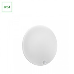 NYMPHEA PROXI PIR 18W NW 230V 120DEG IP54 FI300X60MM ROUND WHITE