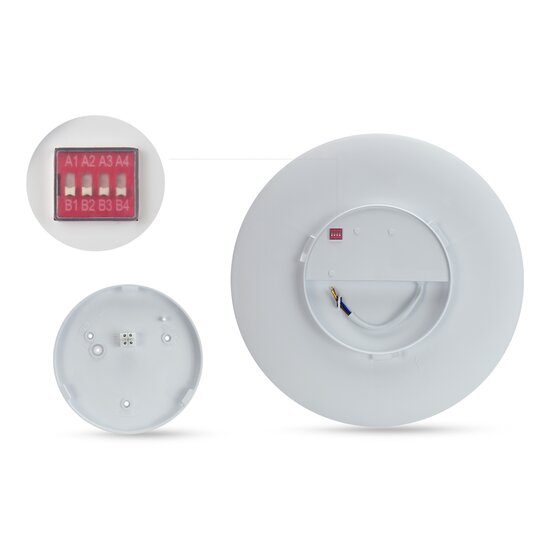 Spectrum LED NYMPHEA PROXI PIR 18W NW 230V 120DEG IP54 FI300X60MM ROUND WHITE - Perfect lighting for any space