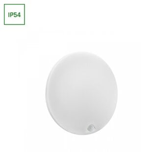 NYMPHEA PROXI PIR 18W WW 230V 120DEG IP54 FI300X60MM ROUND WHITE