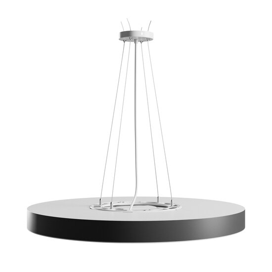 Spectrum LED NYMPHEA OPTIMA BLACK 65W CCT 230V 120DEG IP20 FI600X50MM WHITE BLACK ROUND - Perfecte verlichting voor elke ruimte