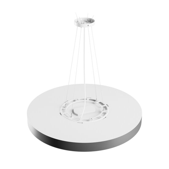Spectrum LED NYMPHEA OPTIMA BLACK 65W CCT 230V 120DEG IP20 FI600X50MM WHITE BLACK ROUND - Perfecte verlichting voor elke ruimte