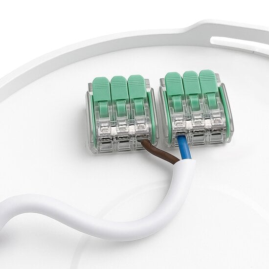 Spectrum LED NYMPHEA FLAT DUO 24W CCT 230V 120DEG IP54 FI292X26MM WHITE ROUND - Perfecte verlichting voor elke ruimte