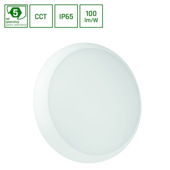 Spectrum LED NYMPHEA CITY PRO 230V 18W IP65 CCT ROND - Perfecte verlichting voor elke ruimte