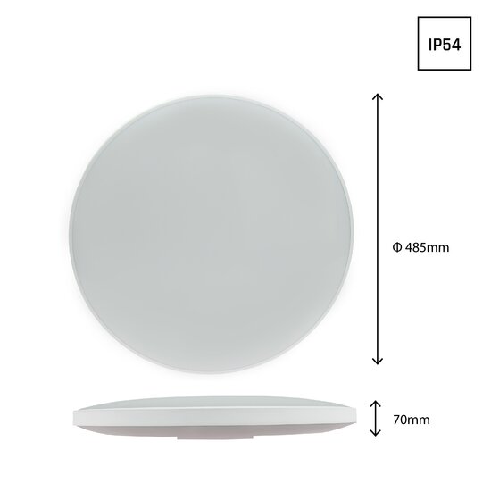 Spectrum LED NYMPHEA BLACK & WHITE RINGS 40W NW 230V - Creëer een sfeervolle ambiance