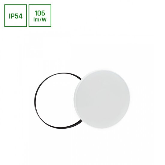 Spectrum LED NYMPHEA BLACK & WHITE RINGS 32W WW 230V - Creëer een sfeervolle ambiance