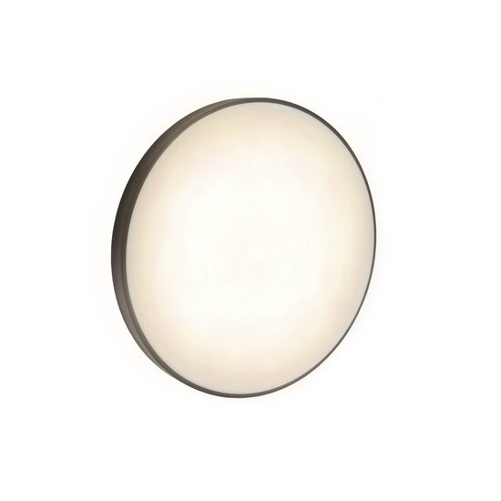 Spectrum LED NYMPHEA BLACK & WHITE RINGS 18W WW 230V 115DEG IP54 FI250X52 - Creëer een sfeervolle ambiance