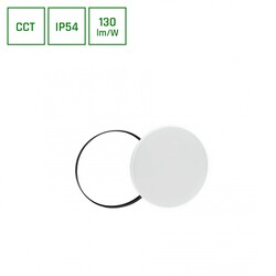 NYMPHEA BLACK & WHITE RINGS 18W CCT 230V
