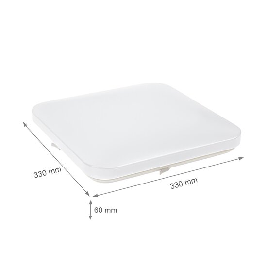 Spectrum LED NYMPHEA 2 TOP LED 230V 18W IP44 IK10 NW SQUARE - Perfecte verlichting voor elke ruimte