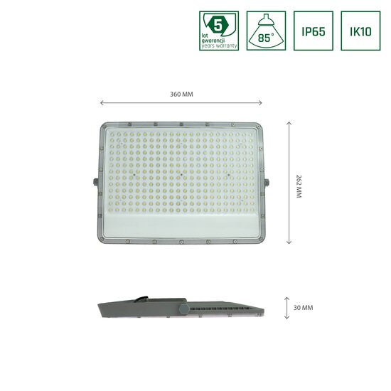 Spectrum LED NOCTIS MAX FLOODLIGHT 150W CW - Leistungsstarke Außenbeleuchtungslösung