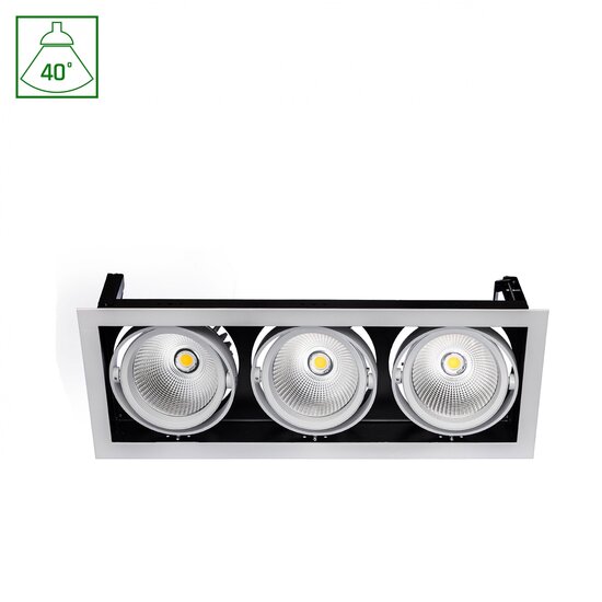 Spectrum LED MODERN-DAY 3X1LED COB CITIZEN 40DEG 230V 3X27W IP20 WW DOWNLIGHT - Schaffen Sie eine gemütliche Atmosphäre in jedem Raum