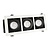 Spectrum LED MODERN DAY MINI GU10 X3 WHITE FRAME