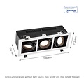 Spectrum LED MODERN DAY MINI GU10 X3 WHITE FRAME - Iluminación perfecta para cualquier espacio