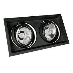 MODERN DAY DUE MAXI AR111 GU10 X 2 BLACK