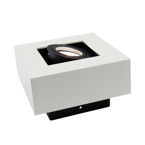 Spectrum LED MIRORA GU10 SURFACE GU10 250V IP20 145X145X85MM WHITE BLACK SQUARE ADJUSTABLE SPOT - Ideal für moderne Räume