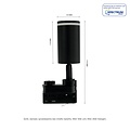 Spectrum LED MADARA MINI RING II GU10 SUSPENDED FOR TRACK 3F GU10 250V IP20 55X100X185MM BLACK - Éclairage parfait pour chaque espace
