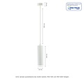 Spectrum LED MADARA MINI RING GU10 SUSPENDED BASE 230V IP20 FI55*200MM WHITE - Ideal pendant lamp for modern interiors