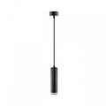 Spectrum LED MADARA MINI RING GU10 SUSPENDED BASE 230V IP20 FI55*200MM BLACK - Lampe suspendue idéale pour intérieurs modernes