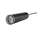 Spectrum LED MADARA MINI RING GU10 SUSPENDED BASE 230V IP20 FI55*200MM BLACK - Lampe suspendue idéale pour intérieurs modernes
