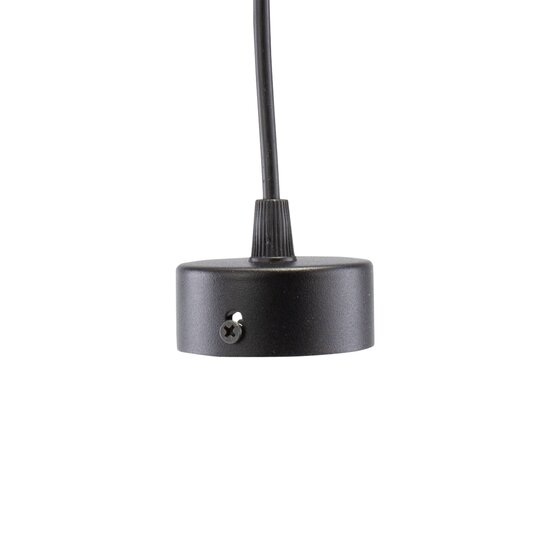 Spectrum LED MADARA MINI RING GU10 SUSPENDED BASE 230V IP20 FI55*200MM BLACK - Lampe suspendue idéale pour intérieurs modernes