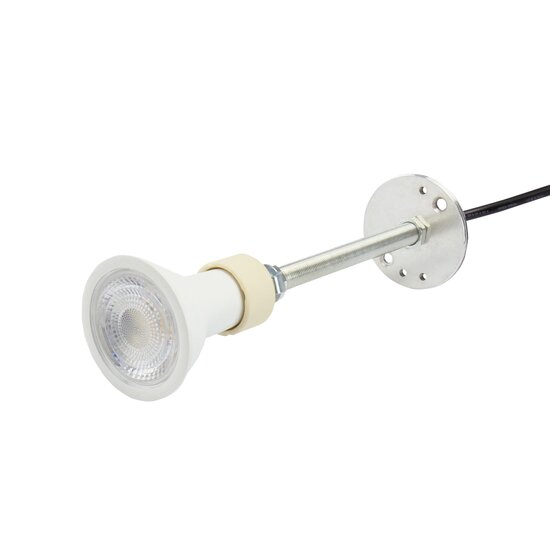 Spectrum LED MADARA MINI II GU10 SUSPENDED BASE 230V IP20 FI55*200MM BLACK - Lampe suspendue idéale pour les intérieurs modernes