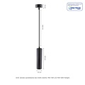 Spectrum LED MADARA MINI II GU10 SUSPENDED BASE 230V IP20 FI55*200MM BLACK - Lampe suspendue idéale pour les intérieurs modernes