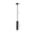 Spectrum LED MADARA MINI II GU10 SUSPENDED BASE 230V IP20 FI55*200MM BLACK - Lampe suspendue idéale pour les intérieurs modernes