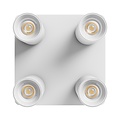 Spectrum LED MADARA ALTRO SQUARE 4xGU10 230V IP20 220X220X134MM WHITE - Créez une ambiance élégante dans votre espace