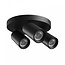 Spectrum LED MADARA ALTRO ROUND 3xGU10 230V IP20 220X134MM BLACK - Lampe de plafond élégante pour tous les espaces