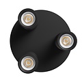 Spectrum LED MADARA ALTRO ROUND 3xGU10 230V IP20 220X134MM BLACK - Lampe de plafond élégante pour tous les espaces