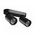Spectrum LED MADARA ALTRO BASE 2xGU10 230V IP20 220X70X135MM BLACK