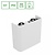 Spectrum LED LUNARIX 2 SCONCE 4W CCT 230V IP54 RA90 110X100X40MM WHITE UP/DOWN LIGHT