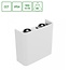 Spectrum LED LUNARIX 2 SCONCE 4W CCT 230V IP54 RA90 110X100X40MM WHITE UP/DOWN LIGHT - Ideale Beleuchtung für jeden Raum
