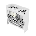 Spectrum LED LUNARIX 2 SCONCE 4W CCT 230V IP54 RA90 110X100X40MM WHITE UP/DOWN LIGHT - Ideale Beleuchtung für jeden Raum