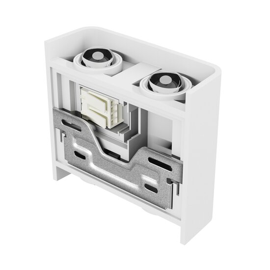Spectrum LED LUNARIX 2 SCONCE 4W CCT 230V IP54 RA90 110X100X40MM WHITE UP/DOWN LIGHT - Ideale Beleuchtung für jeden Raum