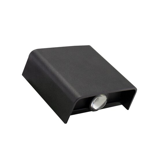 Spectrum LED LUNARIX 1 SCONCE 2W CCT 230V IP54 RA90 110X100X40MM BLACK - Perfekte Wandbeleuchtung für jeden Raum