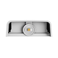 Spectrum LED LUNARIX 1 SCONCE 2W CCT 230V IP54 RA90 110X100X40MM WHITE - Perfekte Wandbeleuchtung für jeden Raum