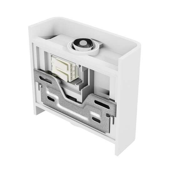 Spectrum LED LUNARIX 1 SCONCE 2W CCT 230V IP54 RA90 110X100X40MM WHITE - Perfekte Wandbeleuchtung für jeden Raum