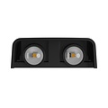 Spectrum LED LUNARIX 2 SCONCE 4W CCT 230V IP54 RA90 110X100X40 MM BLACK - Perfekte Wandbeleuchtung für jeden Raum
