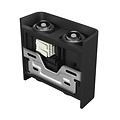 Spectrum LED LUNARIX 2 SCONCE 4W CCT 230V IP54 RA90 110X100X40 MM BLACK - Perfekte Wandbeleuchtung für jeden Raum
