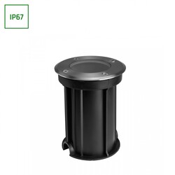 LUKKA CONNECT GU10 250V IP67 FI108X140 GREY ROUND