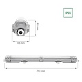 Spectrum LED LIMEA LED TUBE TRI PROOF FIXTURE 1X60CM IP65 - Éclairage durable pour tous les espaces