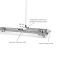 Spectrum LED LIMEA LED TUBE TRI PROOF FIXTURE 1X150CM IP65 - Éclairage durable pour tous les environnements